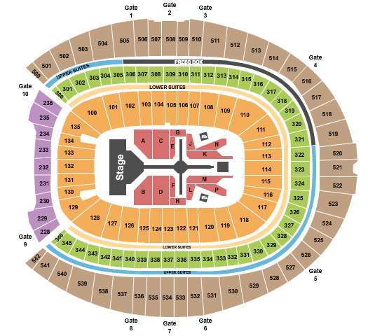 Empower Field At Mile High The Weeknd Seating Chart